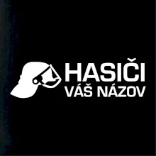Hasiči helma - vlastný nápis