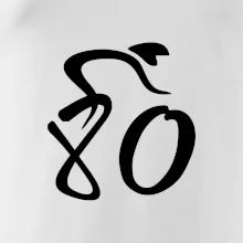 Cyklista oslavuje osemdesiatiny  (80)