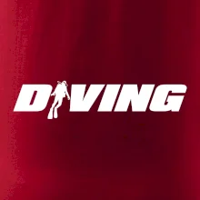 Diving nápis potápač