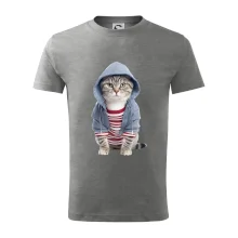 Mačka v pruhovanom triku