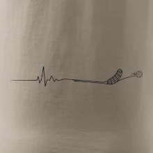 Florbalové EKG s florbalkou a míčkem