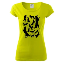 Border kólia siluety