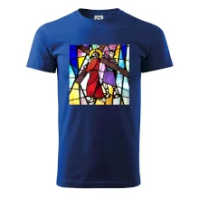 Vitráž - Ježiš a kríž