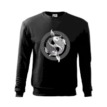Yin & Yang ryby čiernobiele Yin & Yang ryby čiernobiele