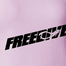 Freedive - nápis s potápačom