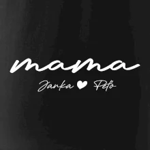 Mama - tričko menami deti písacie