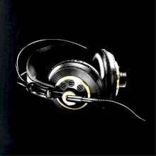 DJ sluchátka zlatá