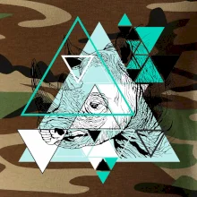 Biely nosorožec (Pecka design)