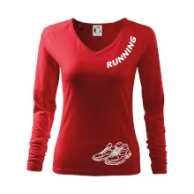 Running nápis šikmo