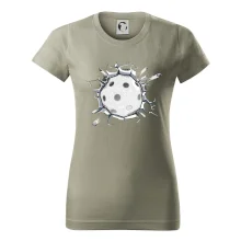 Florbal lopta v triku