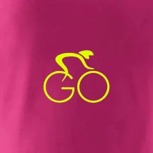GO - Fluo cyklista malý