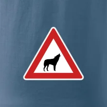 Dopravná značka - Pozor vlk