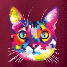 Mačka dúhová hlava