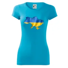 Ukrajina vlajka mapa Ukrajina vlajka mapa