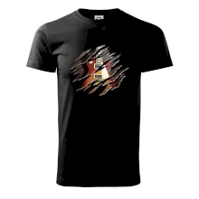 Roztrhnuté triko - gitara elektrická drevená Roztrhnuté triko - gitara elektrická drevená