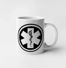 Rescue logo samostatné guľaté