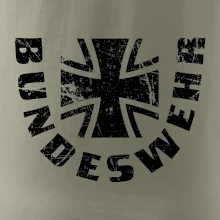 Bundeswehr kríž + nápis