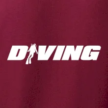 Diving nápis potápač