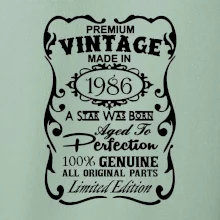 Vintage Etiketa - 1986