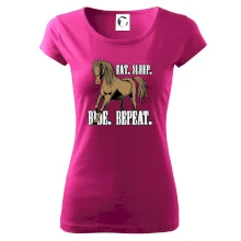 Eat Sleep Ride Repeat Western