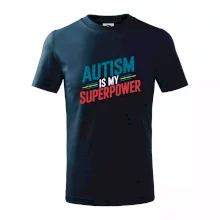 Šikmý nápis Autism is my superpower