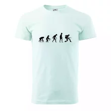 Evolúcia gitarista - kľačiaci Evolúcia gitarista - kľačiaci