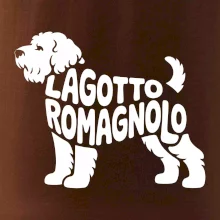 Lagotto romagnolo nápis v tele