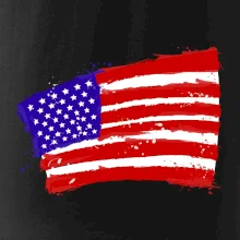 Americká vlajka ohnutá Americká vlajka ohnutá