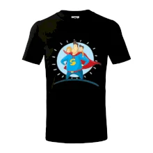 Táta superman - dievča a chlapec