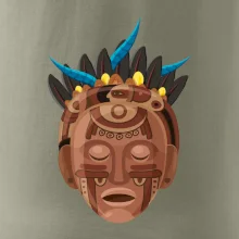 Mayová maska hnedá