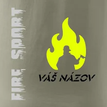 Hasiči - oheň - Váš názov - Prsník + chrbát