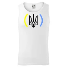 Ukrajina trojzubec s farbami Ukrajina trojzubec s farbami