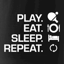 Stolný tenis - eat sleep