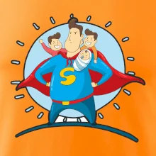 Táta superman - kluk, kluk a dítě