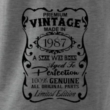 Vintage Etiketa - 1987