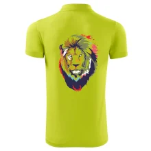 Hlava leva kreslená jednoduchá