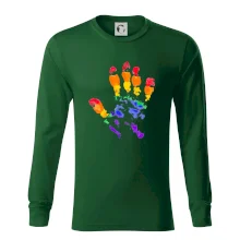 LGBT hand print