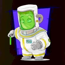 Vesmírny vojak tmavo modrý