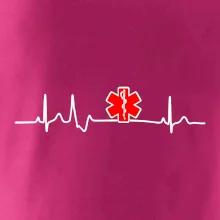EKG rescue červená hviezda