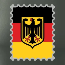 Nemecká známka - vlajka