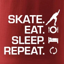 Eat sleep skate - ľadové korčuľovanie