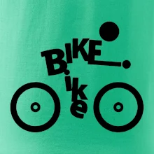 Bike nápis postava Bike nápis postava