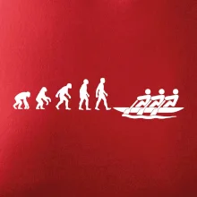 Evolúcia veslovanie 3 ľudia