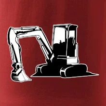 Bager bez nápisu čiernobiely