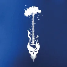 Gitara strom a lebka