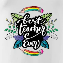 Farebné ceruzky best teacher ever