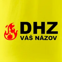 DHZ (oheň, názov sboru - vlastný nápis)