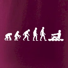 Evolúcia veslovanie 1 človek