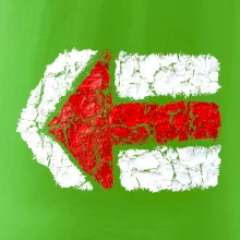 Párová turistická značka  červená Párová turistická značka  červená