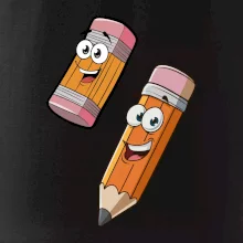 Parové tričko - Ceruzka a guma